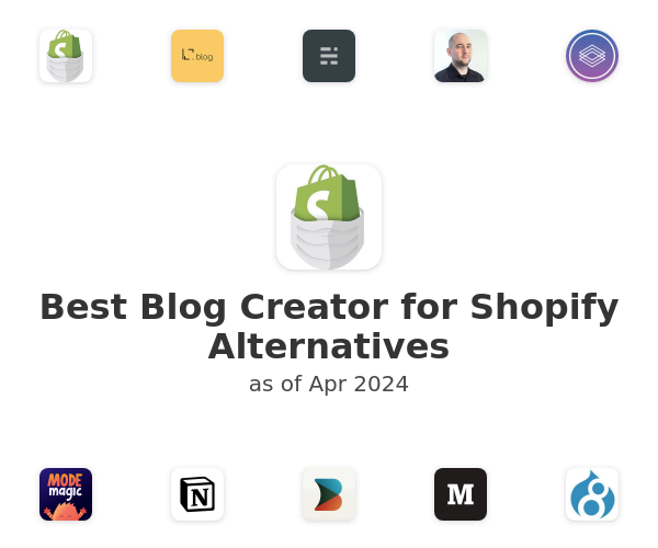 Best Blog Creator for Shopify Alternatives