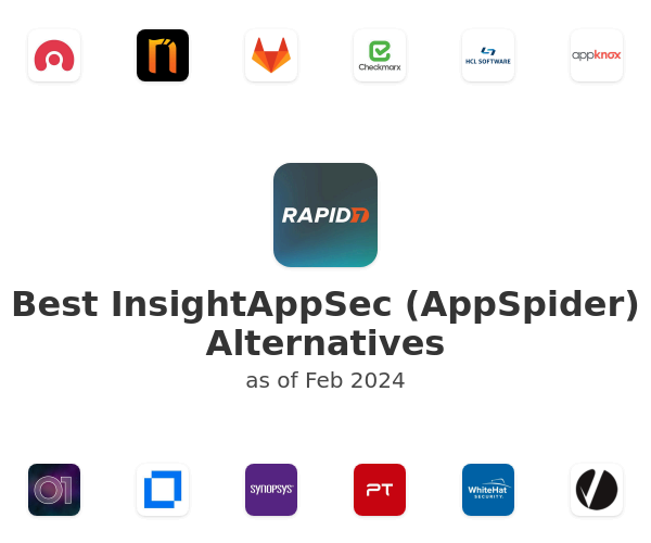 Best InsightAppSec (AppSpider) Alternatives