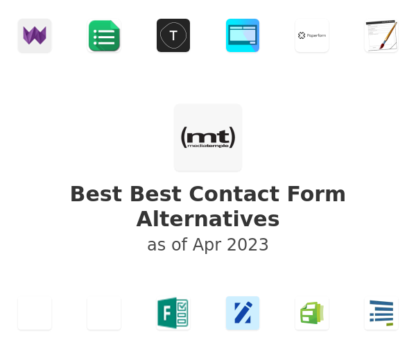 Best Best Contact Form Alternatives