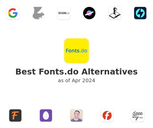 Best Fonts.do Alternatives