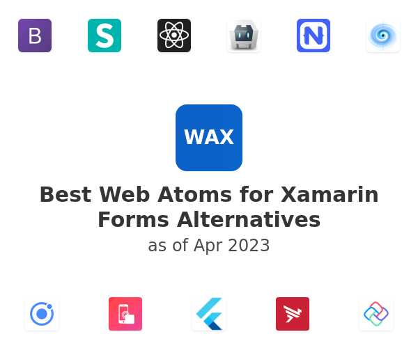 Best Web Atoms for Xamarin Forms Alternatives