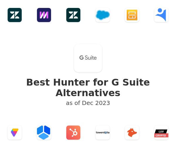 Best Hunter for G Suite Alternatives