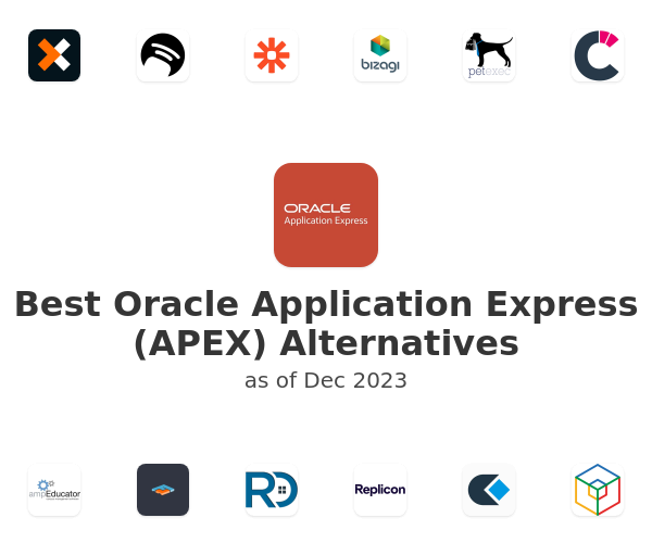 Best Oracle Application Express (APEX) Alternatives