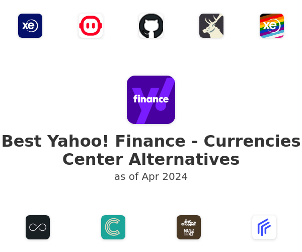 Best Yahoo! Finance - Currencies Center Alternatives