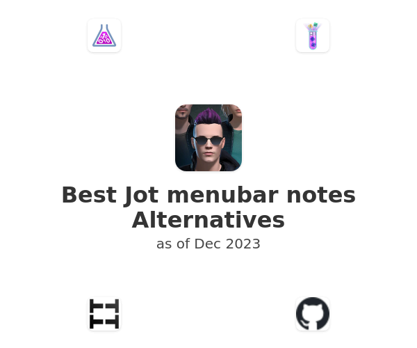 Best Jot menubar notes Alternatives