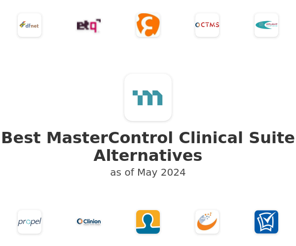 Best MasterControl Clinical Suite Alternatives