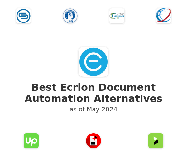 Best Ecrion Document Automation Alternatives