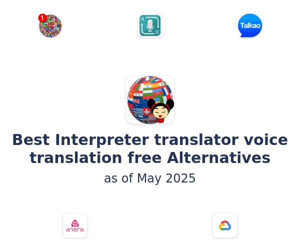 Best Interpreter translator voice translation free Alternatives