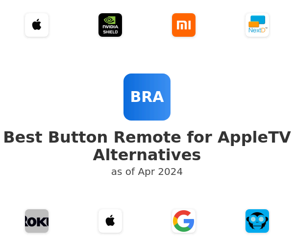 Best Button Remote for AppleTV Alternatives
