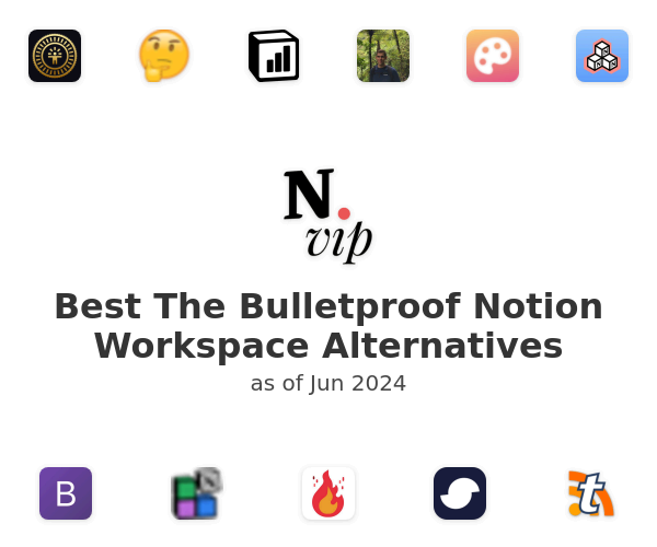 Best The Bulletproof Notion Workspace Alternatives