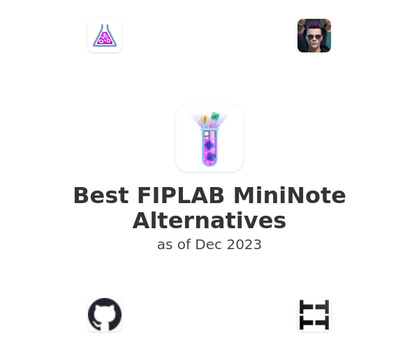 Best FIPLAB MiniNote Alternatives