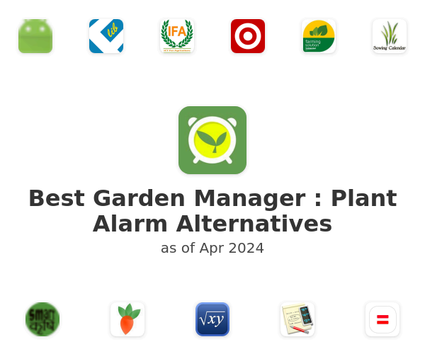 Best Garden Manager : Plant Alarm Alternatives