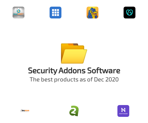 The best Security Addons products