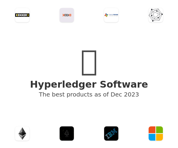 The best Hyperledger products