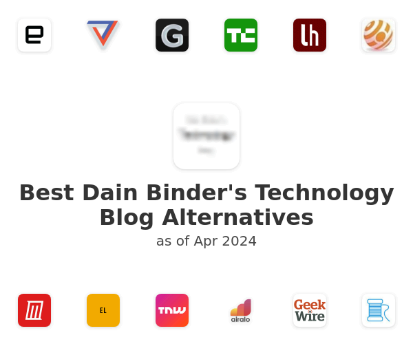 Best Dain Binder's Technology Blog Alternatives