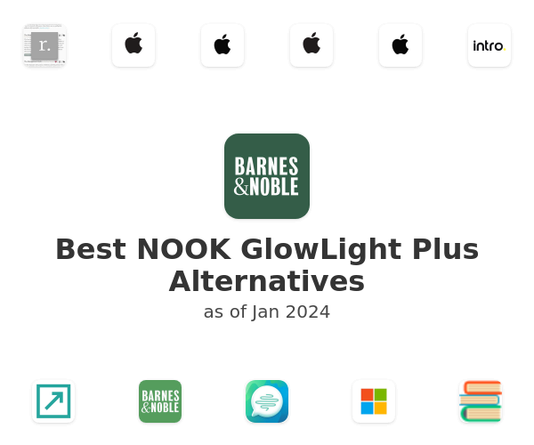Best NOOK GlowLight Plus Alternatives