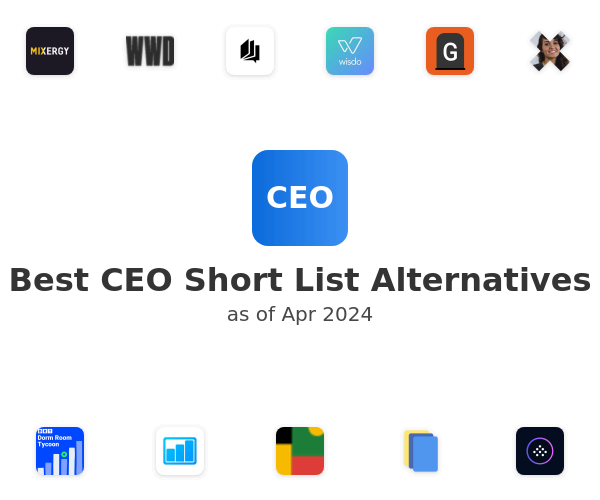 Best CEO Short List Alternatives