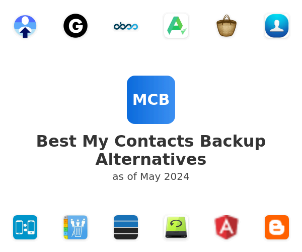 Best My Contacts Backup Alternatives
