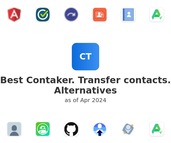 Best Contaker. Transfer contacts. Alternatives