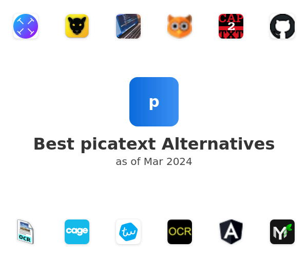 Best picatext Alternatives