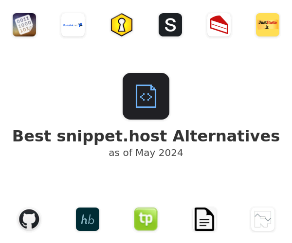 Best snippet.host Alternatives