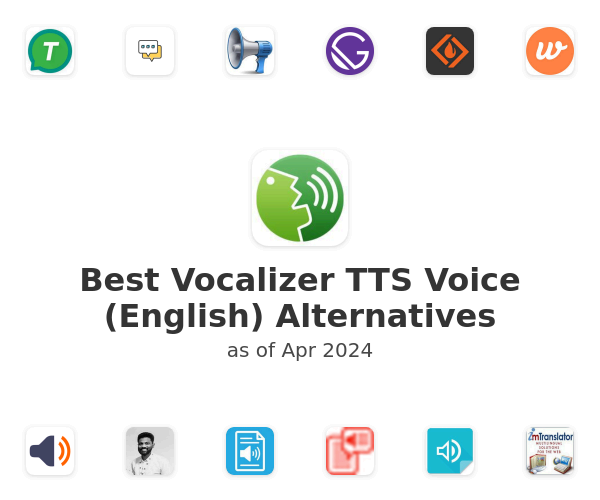Best Vocalizer TTS Voice (English) Alternatives