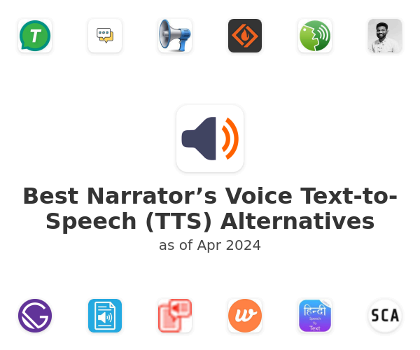Best Narrator’s Voice Text-to-Speech (TTS) Alternatives
