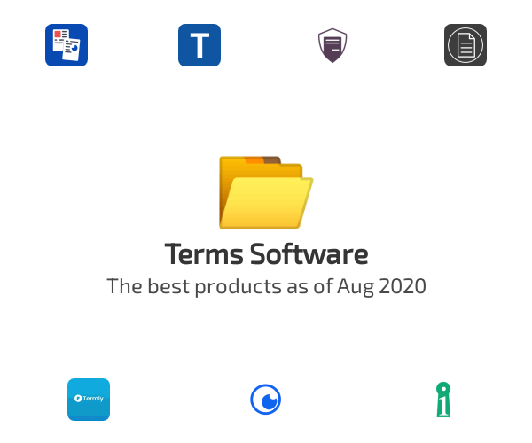 The best Terms products