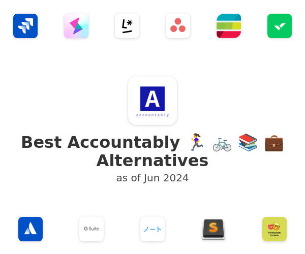 Best Accountably 🏃‍♀️ 🚲 📚 💼 Alternatives