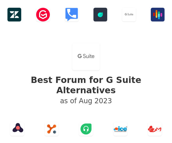 Best Forum for G Suite Alternatives