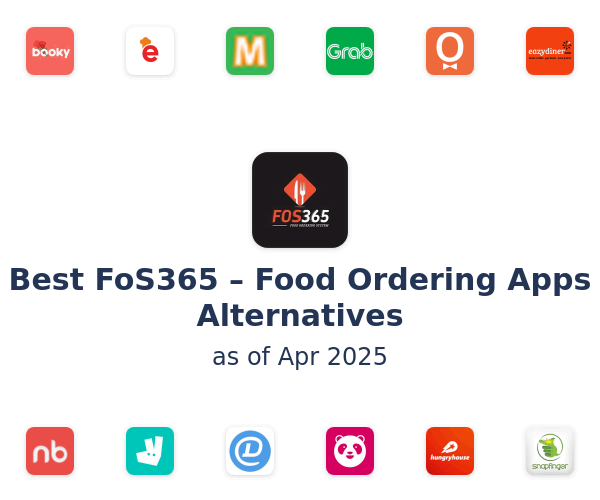 Best FoS365 – Food Ordering Apps Alternatives