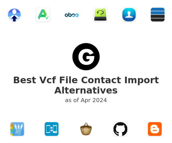 Best Vcf File Contact Import Alternatives