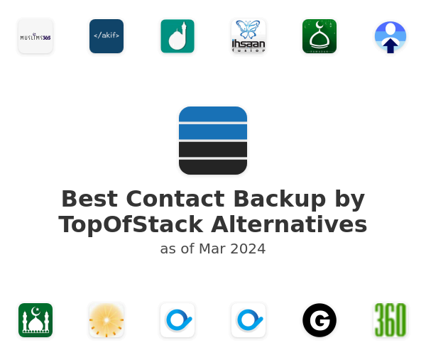 Best Contact Backup by TopOfStack Alternatives