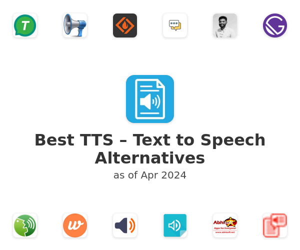 Best TTS – Text to Speech Alternatives