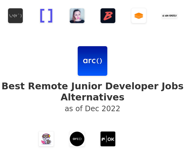 Best Remote Junior Developer Jobs Alternatives