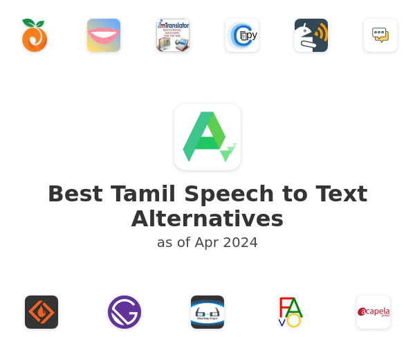 Best Tamil Speech to Text Alternatives