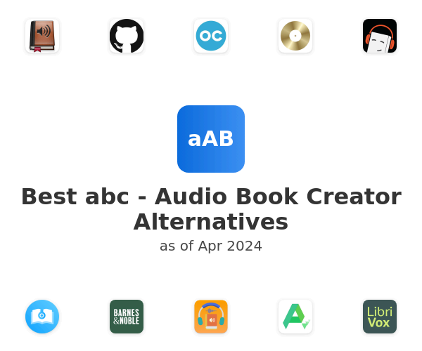 Best abc - Audio Book Creator Alternatives