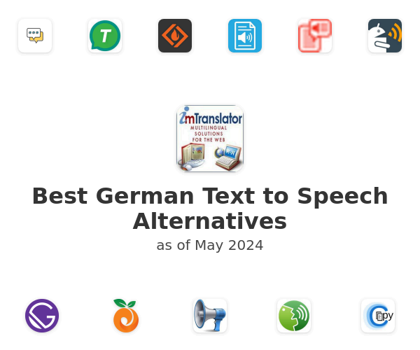 Best German Text to Speech Alternatives