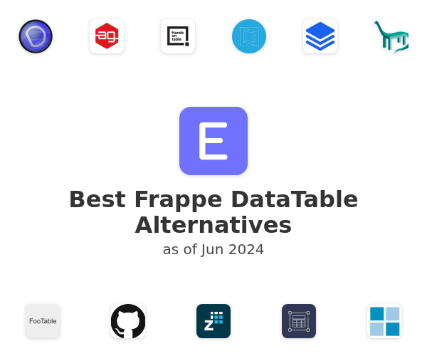 Best Frappe DataTable Alternatives