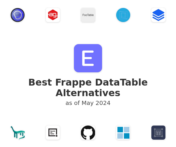 Best Frappe DataTable Alternatives