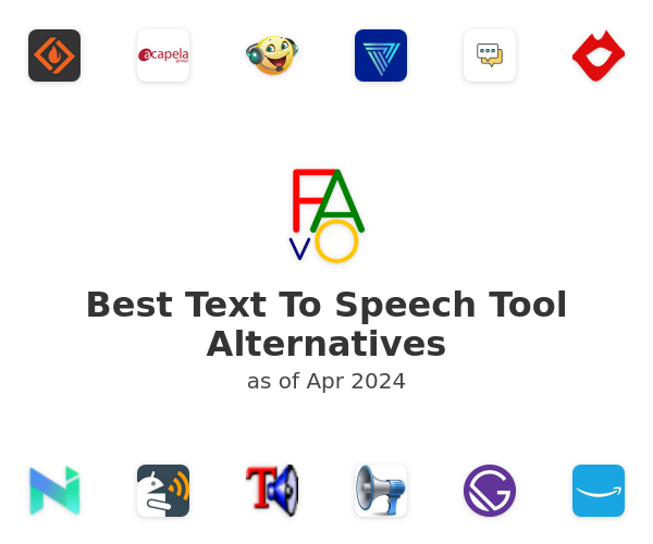Best Text To Speech Tool Alternatives