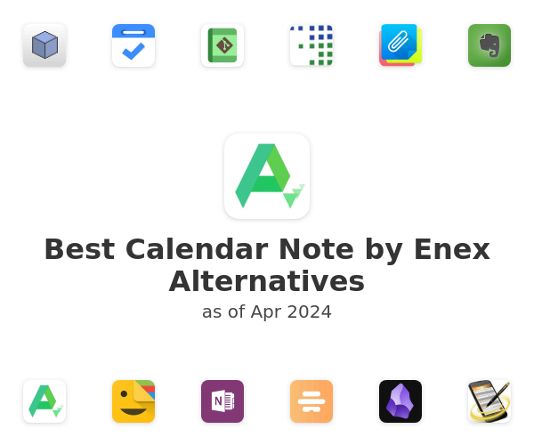 Best Calendar Note by Enex Alternatives