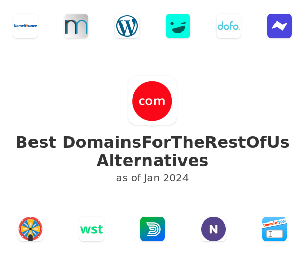 Best DomainsForTheRestOfUs Alternatives