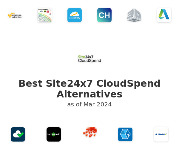 Best Site24x7 CloudSpend Alternatives