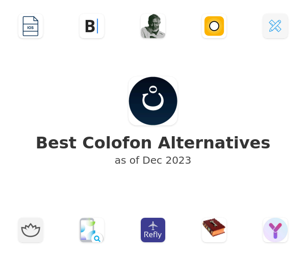 Best Colofon Alternatives