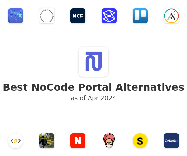 Best NoCode Portal Alternatives