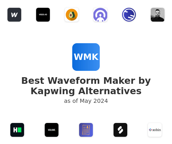 Best Waveform Maker by Kapwing Alternatives