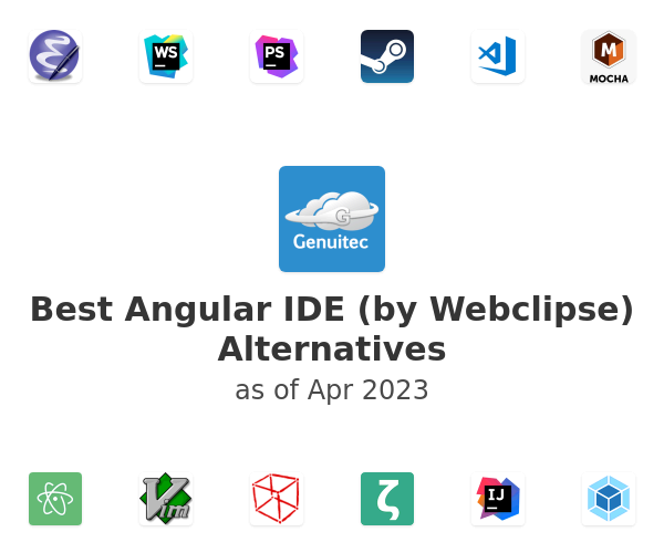 Best Angular IDE (by Webclipse) Alternatives