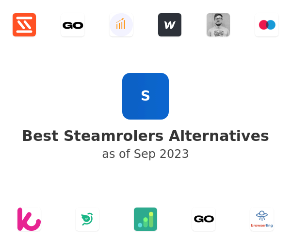 Best Steamrolers Alternatives