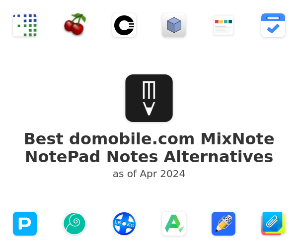 Best domobile.com MixNote NotePad Notes Alternatives